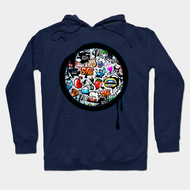 GRAFFITI FUN 3 Hoodie by MARK ASHKENAZI